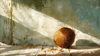 El coco, fruto del cocotero