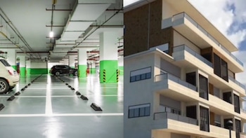 Una vecina levanta un muro