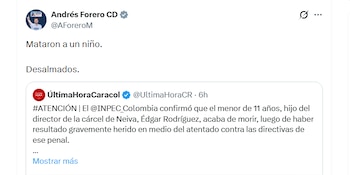 El representante Andrés Forero rechazó