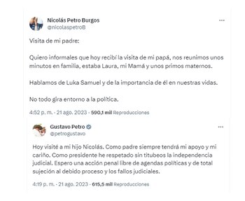 Tanto el presidente como su