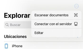 Escanear documentos en iPhone