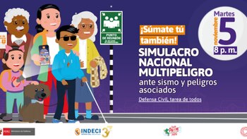 El tercer Simulacro Nacional Multipeligro