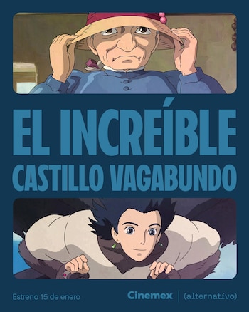 El Increíble Castillo Vagabundo llegará a los cines de México para un reestreno el jueves 15 de enero. Foto: X/@Cinemex.