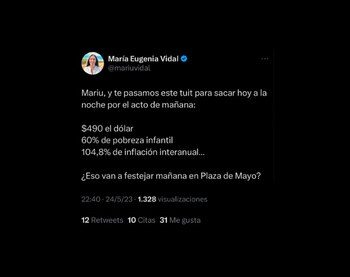 La publicación de María Eugenia