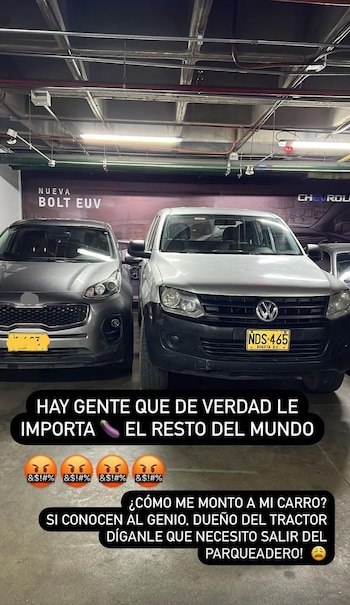 Historia Instagram de Alejandra Giraldo