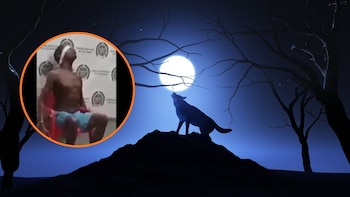 Aullando, así captaron a un