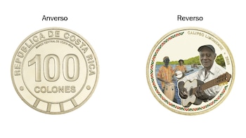 El Banco Central de Costa Rica venderá 17,000 monedas de colección del calipso limonense desde el 5 de noviembre