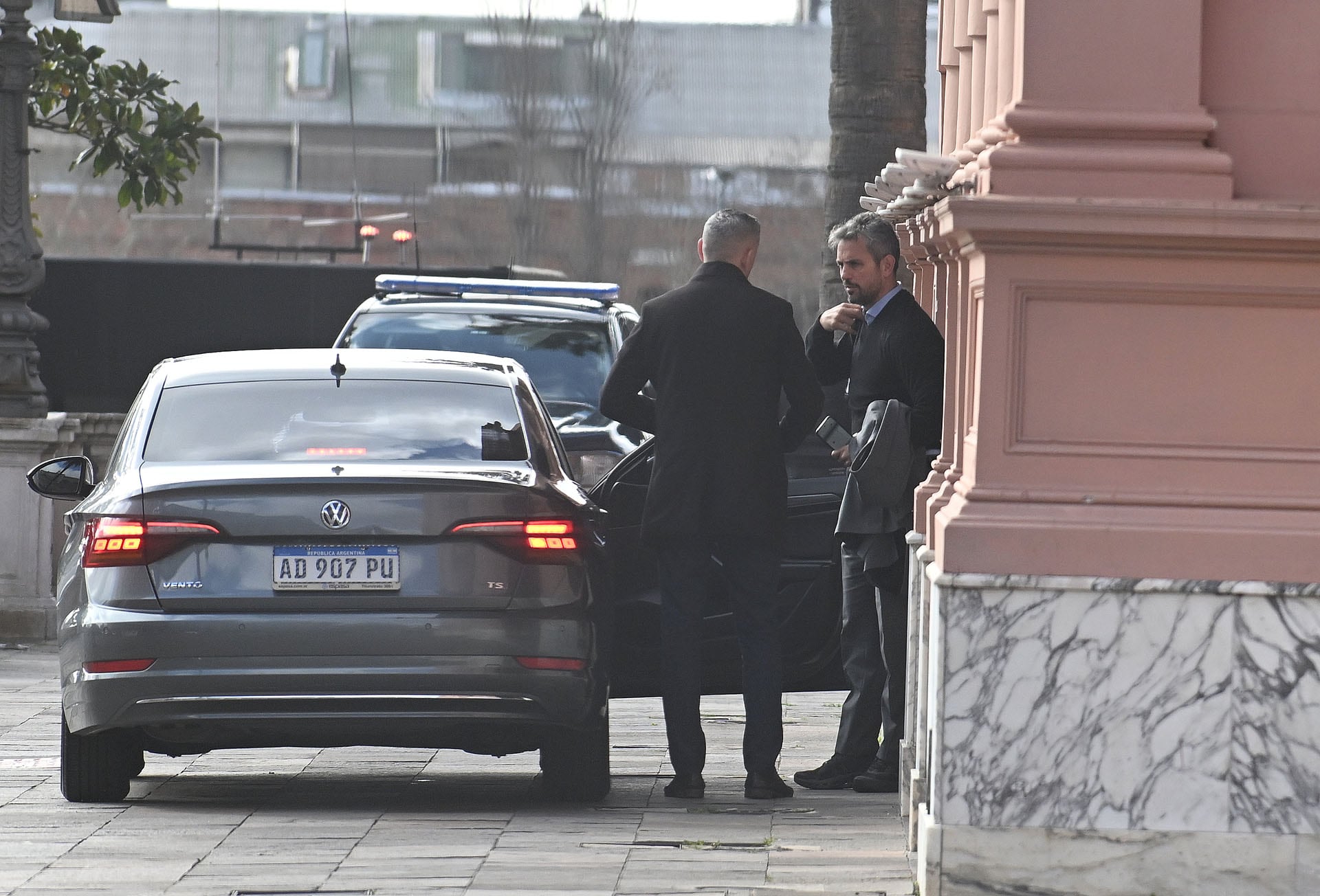 Martín Menem después de la reunión de Gabinete