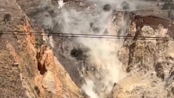 Sismo en Junín: vecinos reportan agua caliente, vapor y olor a azufre en el cerro Puka tras réplicas y esperan evaluación técnica