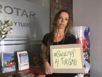 Lucila Roth trabaja en el