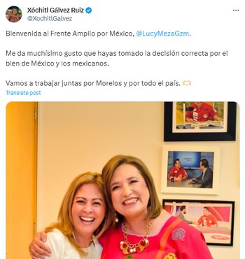 Lucía Meza se convirtió en
