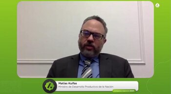 El ministro de Desarrollo Productivo,