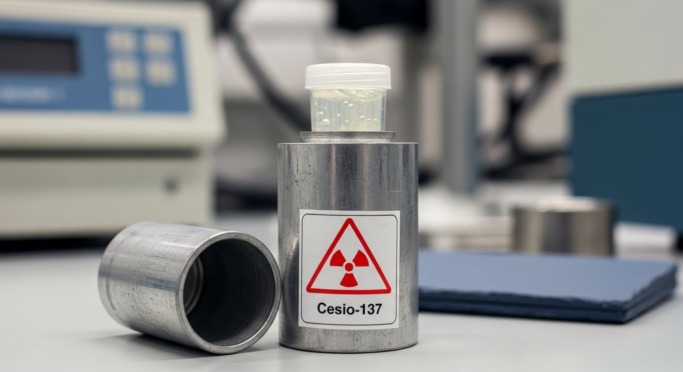 Una cápsula radioactiva de cesio-137 fue reportada como desaparecida de un laboratorio de medicina nuclear en Rosario (Imagen Ilustrativa Infobae)