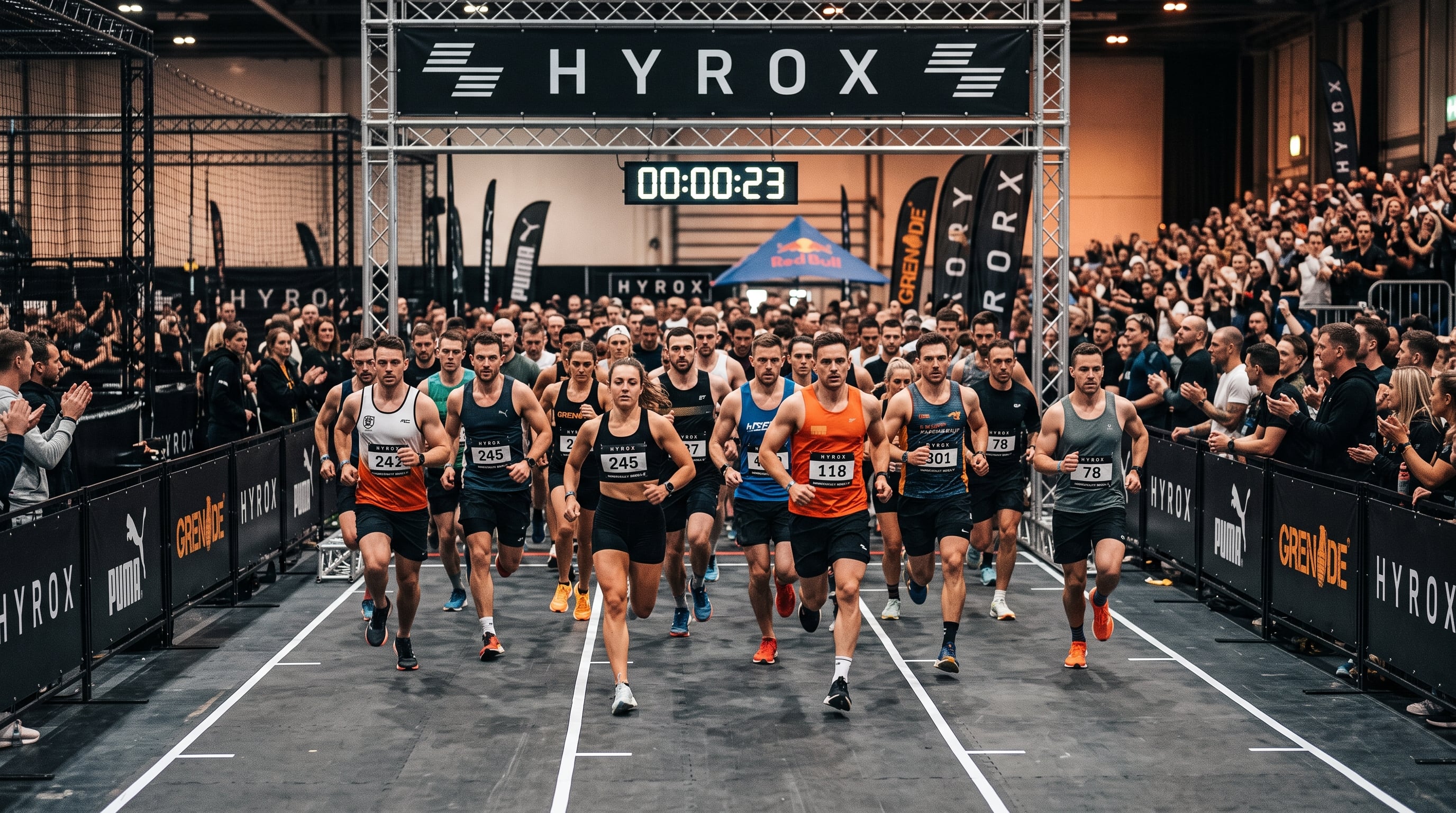 Hyrox combina ocho kilómetros de carrera con ocho estaciones de fuerza y resistencia en un formato estandarizado a nivel internacional (Imagen Ilustrativa Infobae)