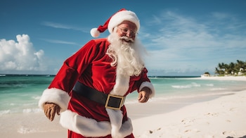 Santa Claus lidera su equipo