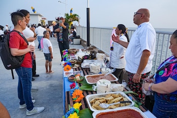 La Cumbre Continental de Gastronomía de América reunió en el Puerto de La Libertad a chefs y representantes culinarios de once países. (Foto cortesía Secretaría de Prensa de la Presidencia)