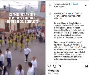 La cartera hizo una petición