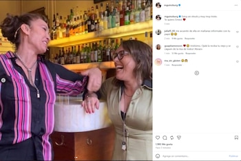 La foto sonriente y juntas que posteó Malena Guinzburg, cuyo padre, Jorge, le dio la primera gran oportunidad a Ernestina en Mañanas Informales