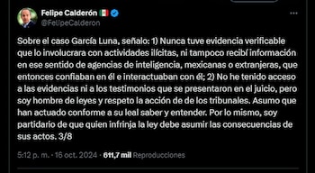 Felipe Calderón sobre Genaro García