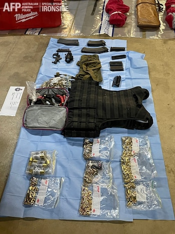 Armas incautadas por la Policía