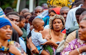 Civiles congoleños que huyeron de