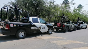 Enfrentamiento entre elementos de seguridad