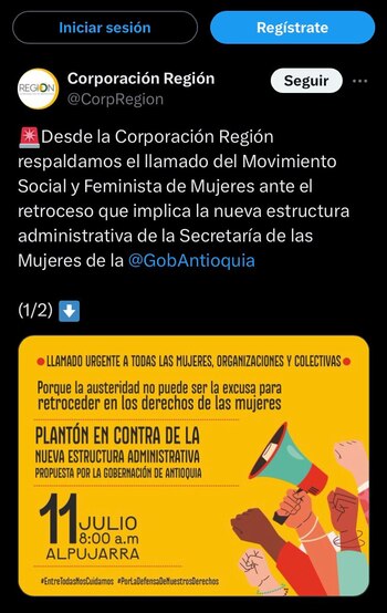 Han ocurrido varias manifestaciones en