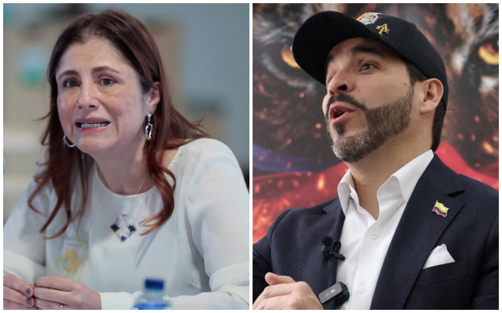 Rodrigo Lara respondió a las declaraciones de Iris Marín sobre la presentación pública de cuerpos tras la Operación Azarías. - crédito EFE - REUTERS