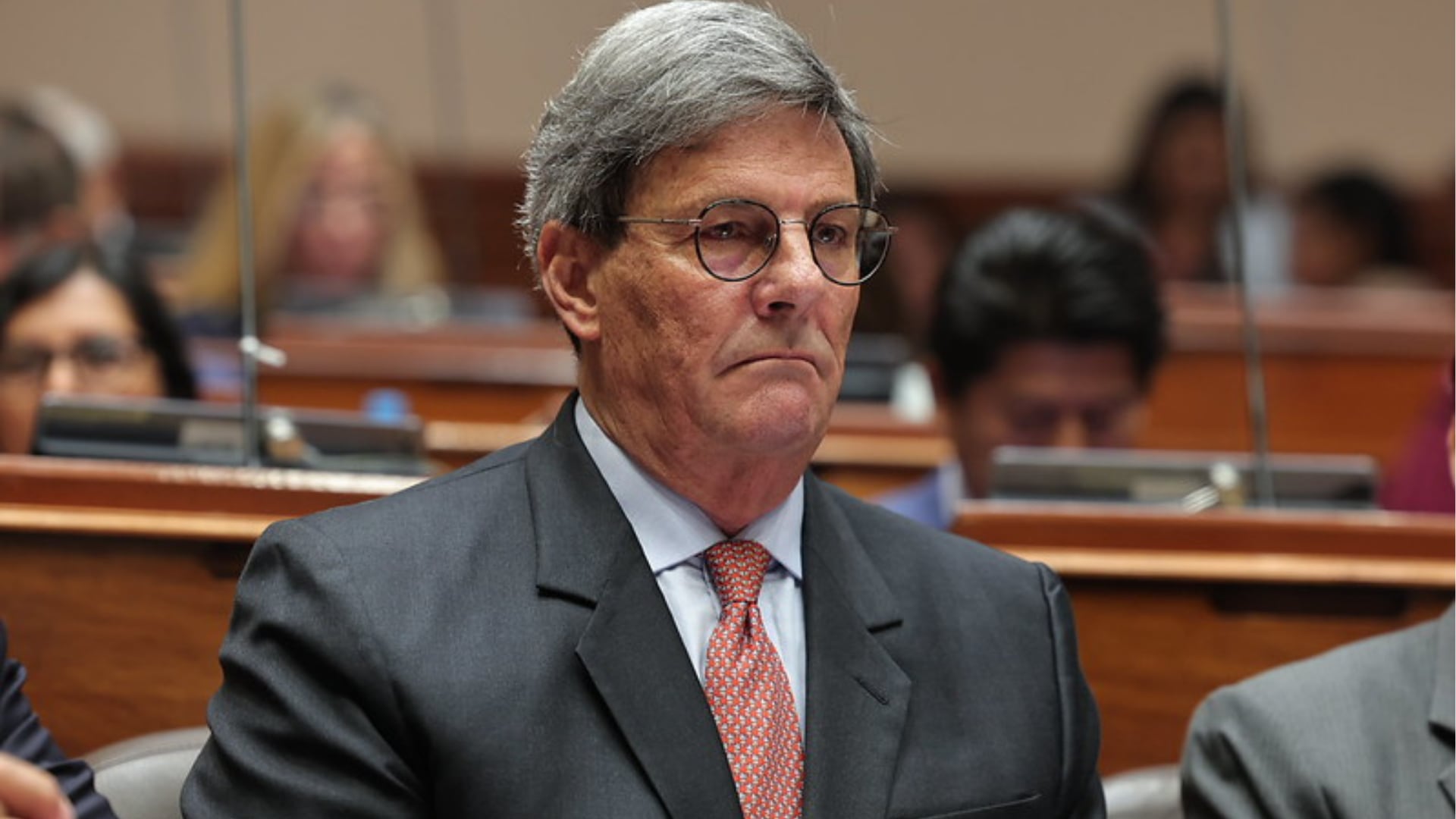 El ministro de Transportes y Comunicaciones, Rafael Rey, expone las acciones de prevención vial implementadas en Perú ante el Fenómeno El Niño. (X/@MTC)
