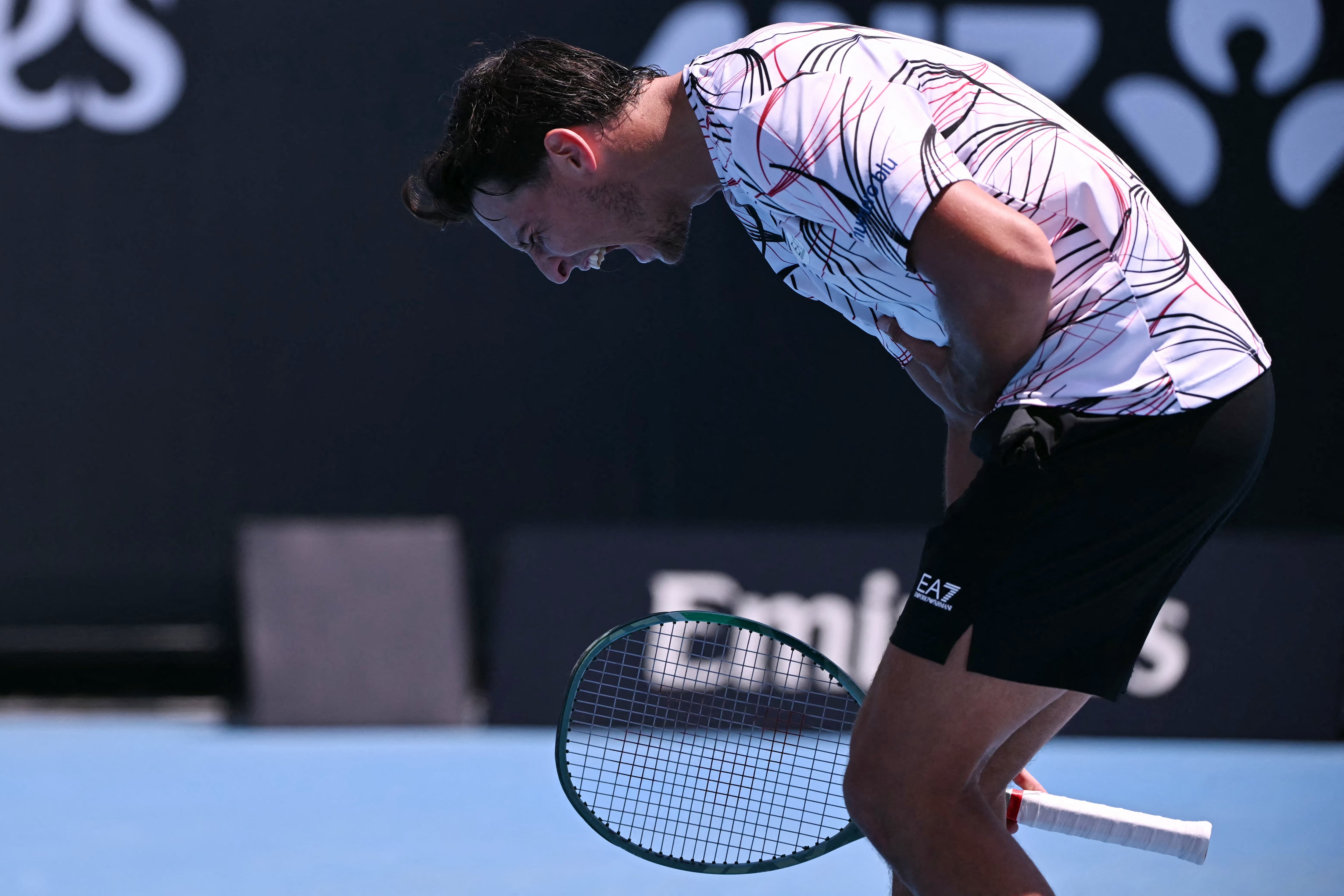 Luciano Darderi se clasificó para la tercera ronda del Australian Open (Crédito: WILLIAM WEST / AFP)