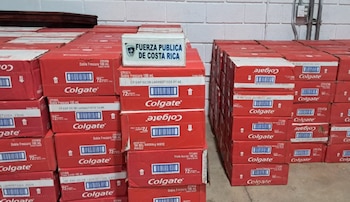 La Policía de Control Fiscal ordenó el decomiso tras confirmar la falta de documentación legal. Cortesía: Ministerio de Seguridad Pública