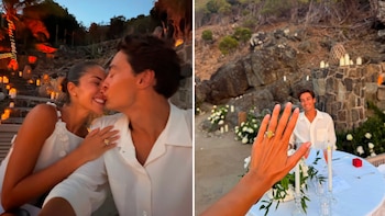 Los detalles del romántico compromiso de una estrella de la F1: millonario anillo y cena íntima junto al mar con su pareja