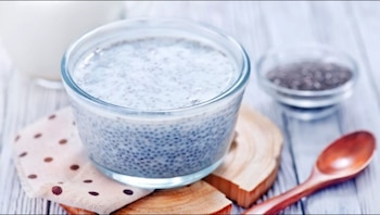 El gel de chía, formado