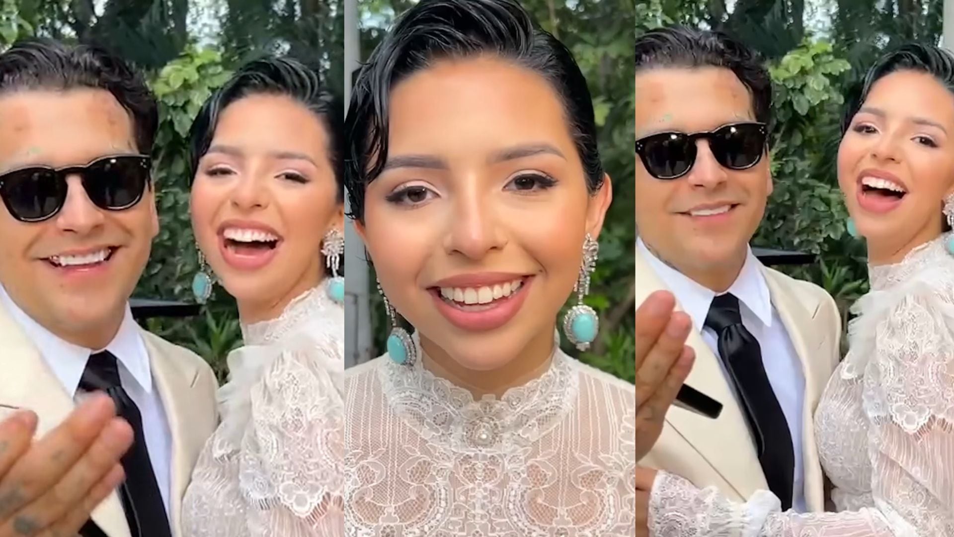 La boda de Ángela Aguilar y Christian Nodal se roba la atención en su hogar