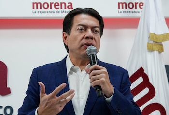 Mario Delgado, presidente del partido