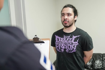 Estados Unidos extraditó a Michael Castillo Murga a El Salvador por los cargos de feminicidio agravado y homicidio imperfecto. (Foto: FGR)