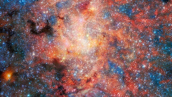 El telescopio James Webb detecta agua y polvo en una estrella gigante cerca del agujero negro de la Vía Láctea