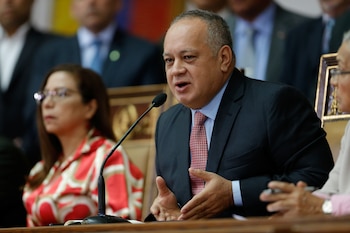 Diosdado Cabello, presidente de la