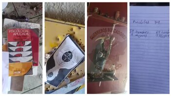 Se halló en el lugar