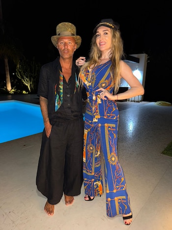 Fátima junto a Gaby Álvarez