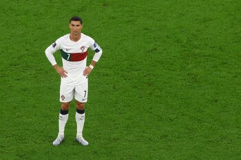 Cristiano Ronaldo fue suplente en