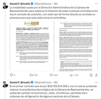 El concejal Briceño revela que