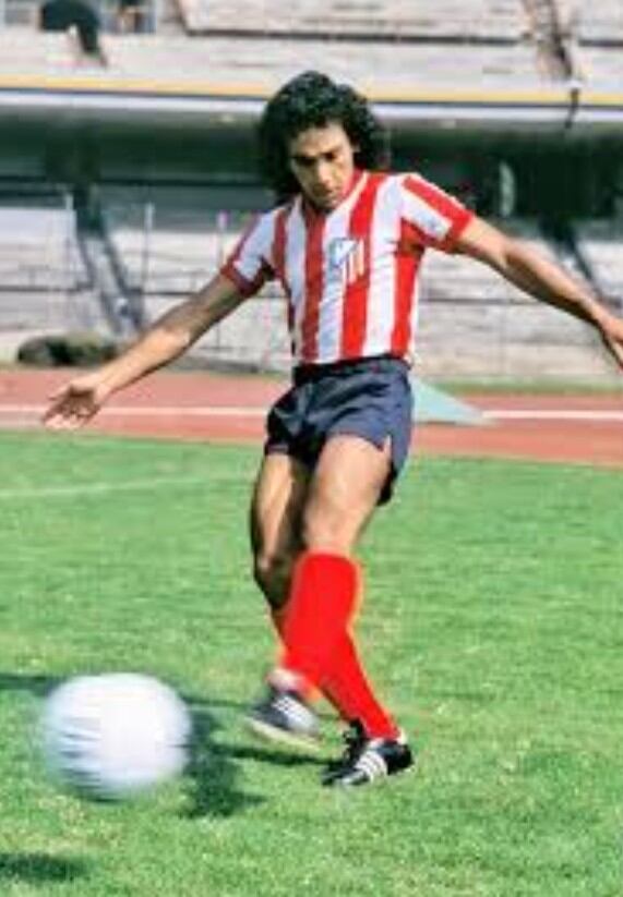 Hugol logró un pichichi con los colchoneros.