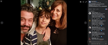 El mensaje de Maxi Ghione junto a su hijo Juan y su ex, Ana Carolina Valsagna