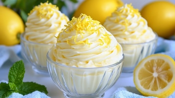 La espuma de limón ofrece