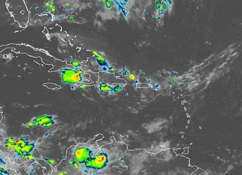 El pronóstico de INDOMET prevé que las precipitaciones se intensifiquen en la tarde hacia el noroeste, la Cordillera Central y la zona fronteriza, con actividad eléctrica y ráfagas de viento./ (INDOMET)