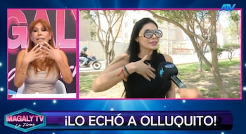 Vanessa Pumarica cuenta cómo nació el proyecto de comprar una vivienda de Christian Domínguez y Pamela Franco. Captura: Magaly TV La Firme.