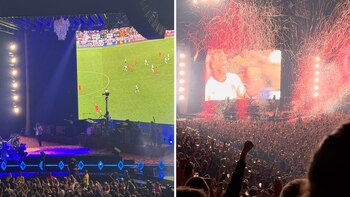 Miles de fanáticos fueron sorprendidos