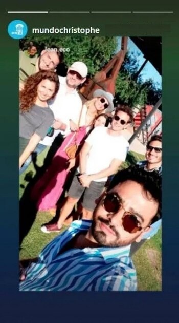 Christophe Krywonis junto a Dolores