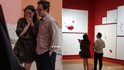 Una propuesta de matrimonio en un museo dejó a los usuarios del las redes sin palabras: “¿Cómo se supera esto?”